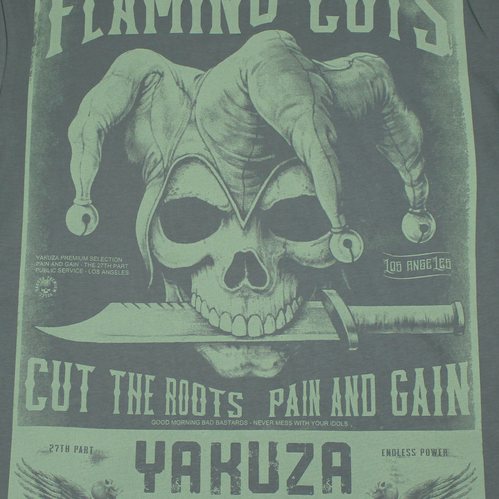 YAKUZA PREMIUM pánské tričko YPS 3916 šedá olivová 