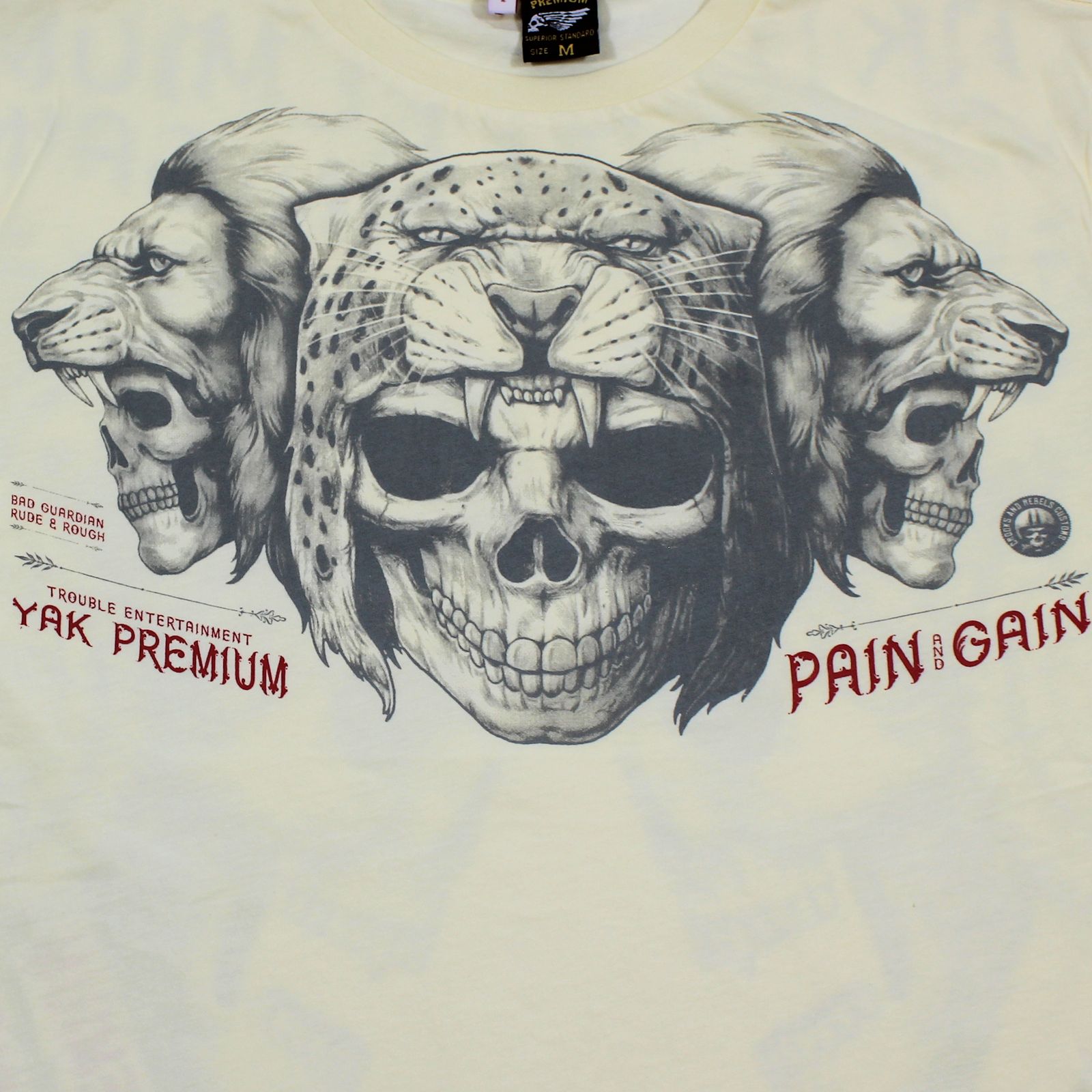 YAKUZA PREMIUM pánské tričko YPS 3904 světle žluté