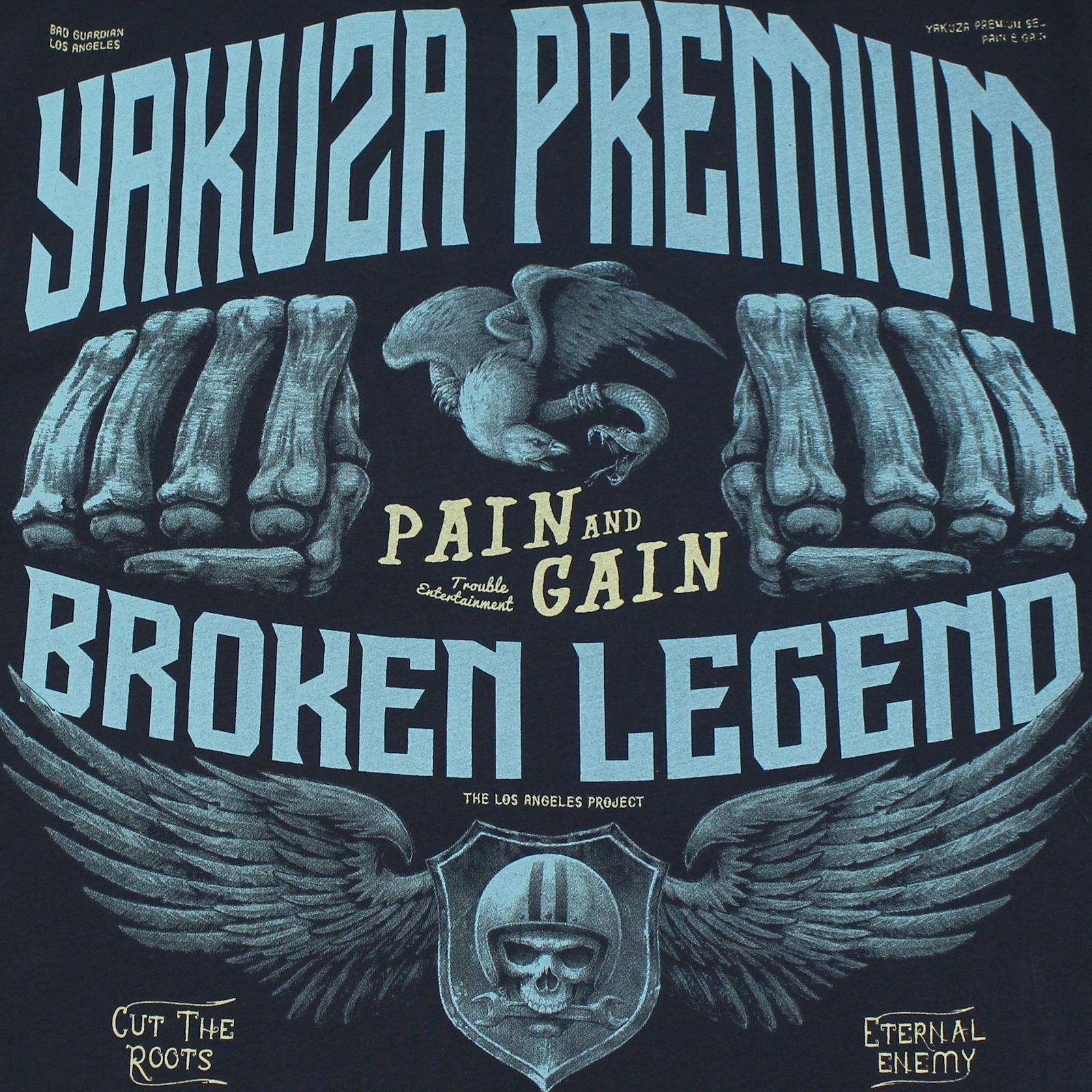 YAKUZA PREMIUM pánské tričko YPS 3906 tmavě modré