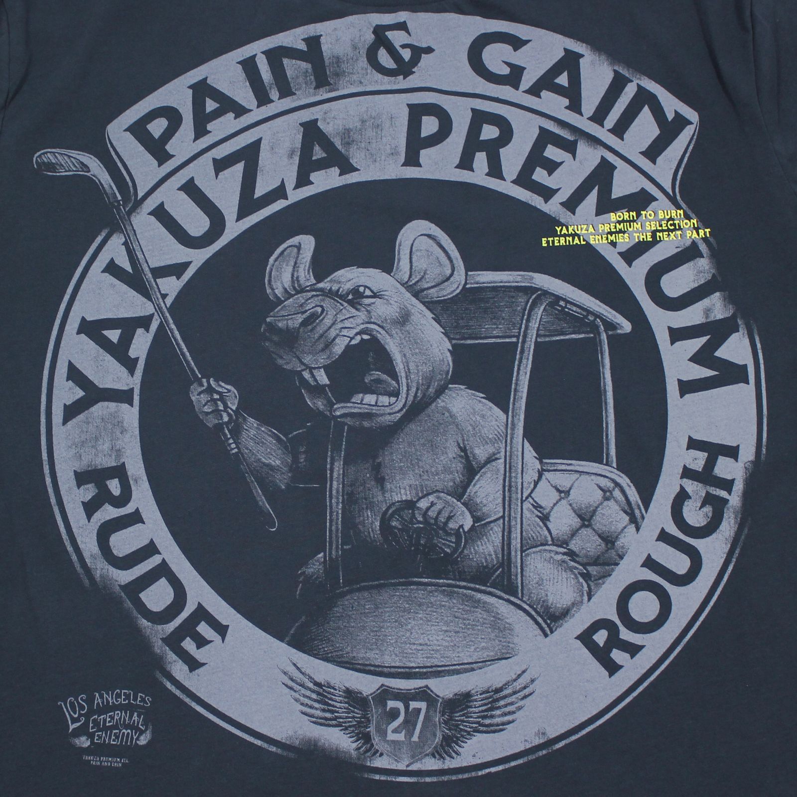 YAKUZA PREMIUM pánské tričko YPS 3907 tmavě modré