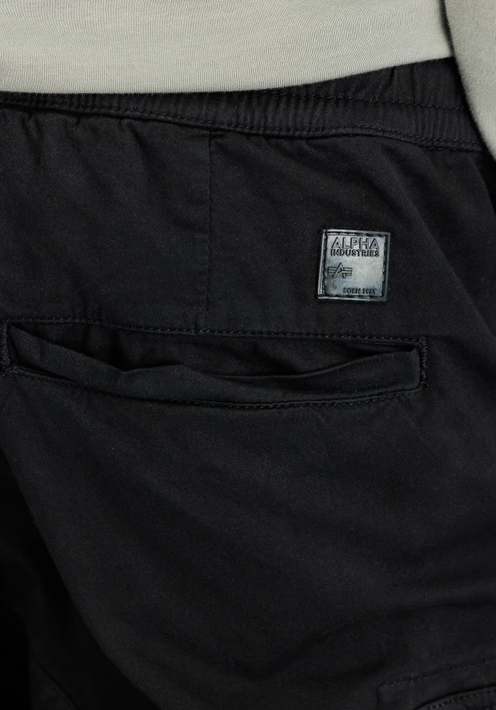 ALPHA INDUSTRIES COTTON TWILL JOGGER SHORT
