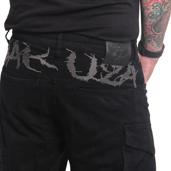 YAKUZA Pánské kraťasy SHARDS CSB 23004 černé