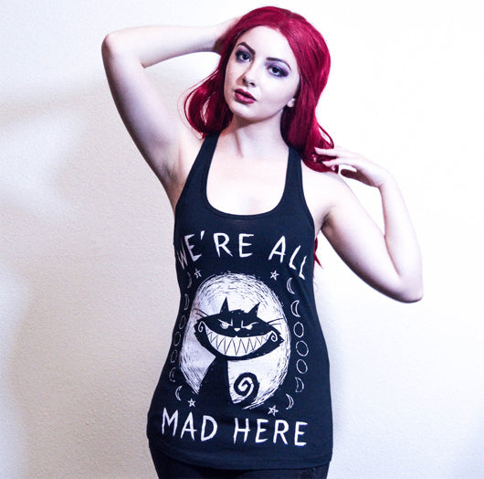 AKUMU INK WE´RE ALL MAD HERE dámský tanktop