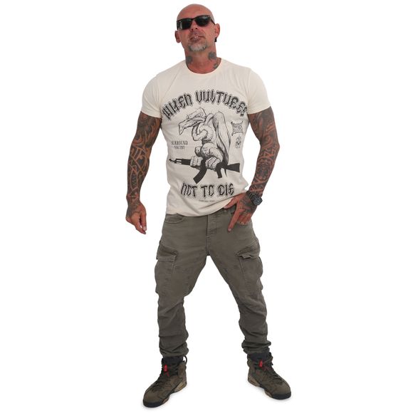 YAKUZA pánské tričko WITNESS whitecap gray