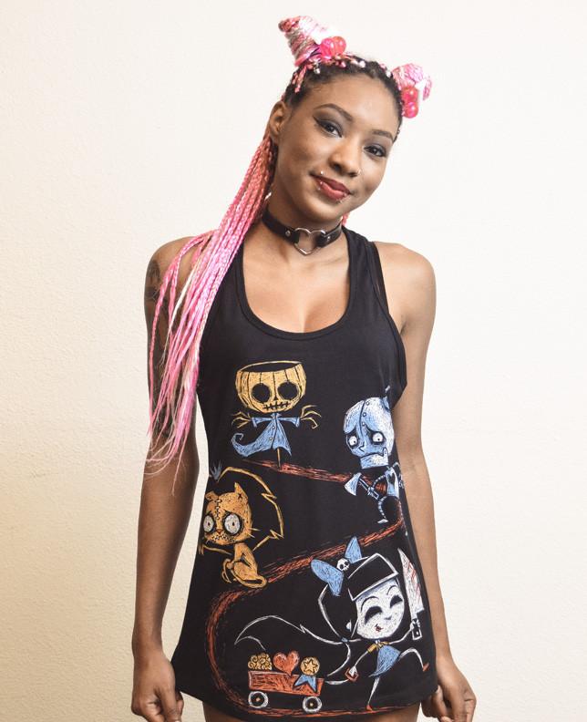 AKUMU INK OFF TO SEE THE WIZARD dámský tanktop