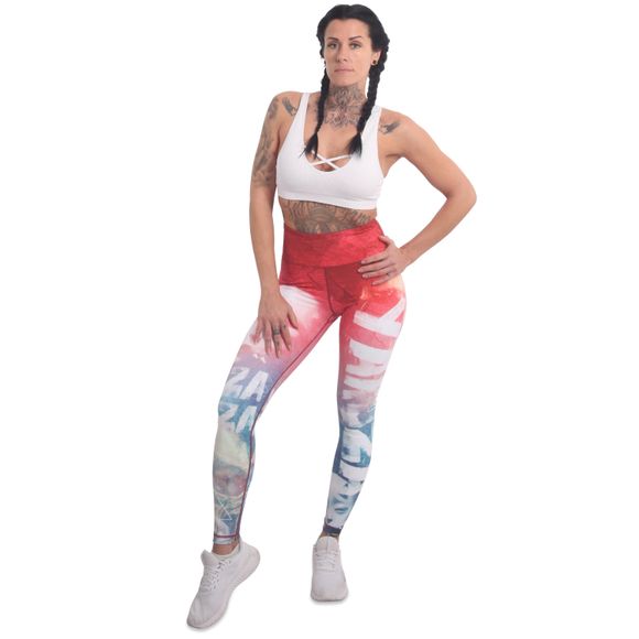 YAKUZA dámské legíny FRENZY SLIDE LEGGINGS multicolored