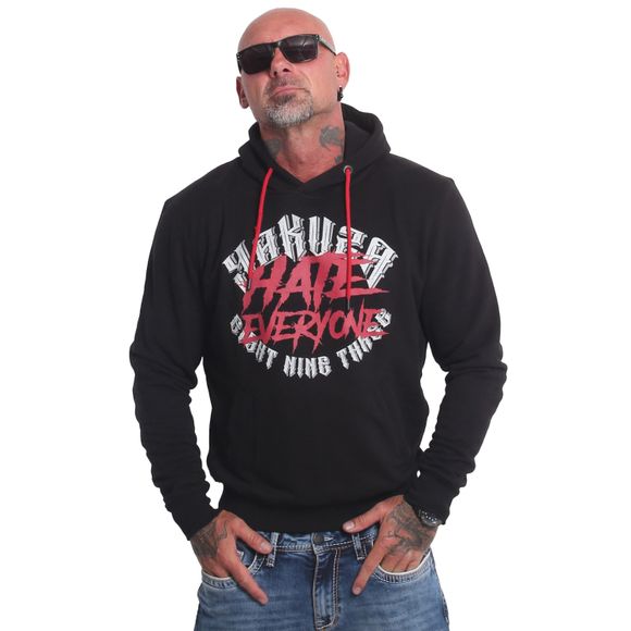 YAKUZA pánská mikina HATE HOODIE black