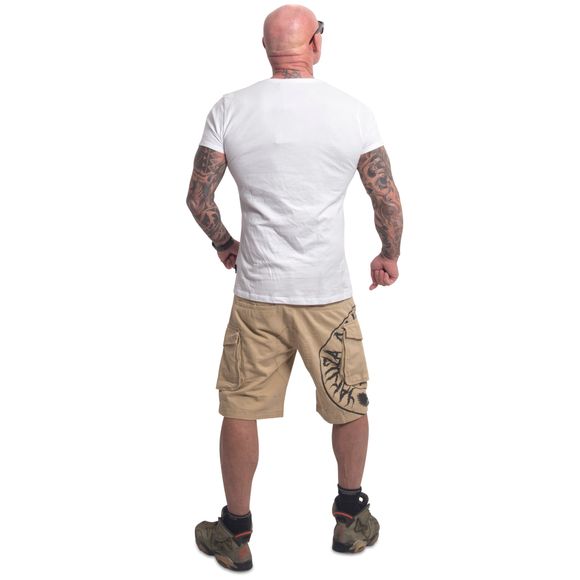 YAKUZA pánské kraťasy TWEAK CARGO SHORTS warm sand