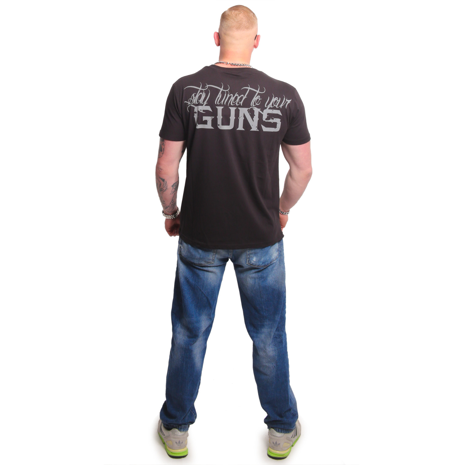 YAKUZA pánské tričko GUNS T-SHIRT black