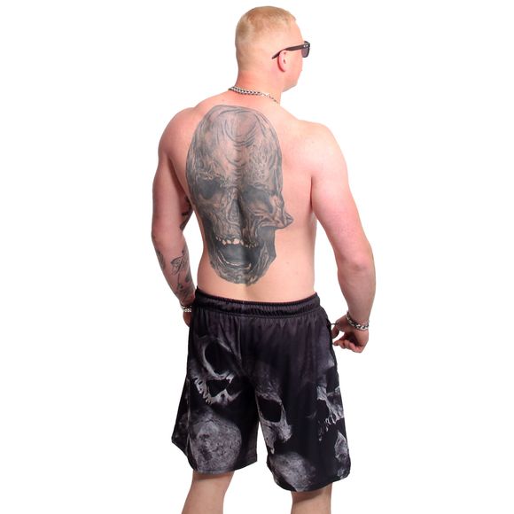 YAKUZA pánské kraťasy BATTLEFIELD MESH SHORTS black