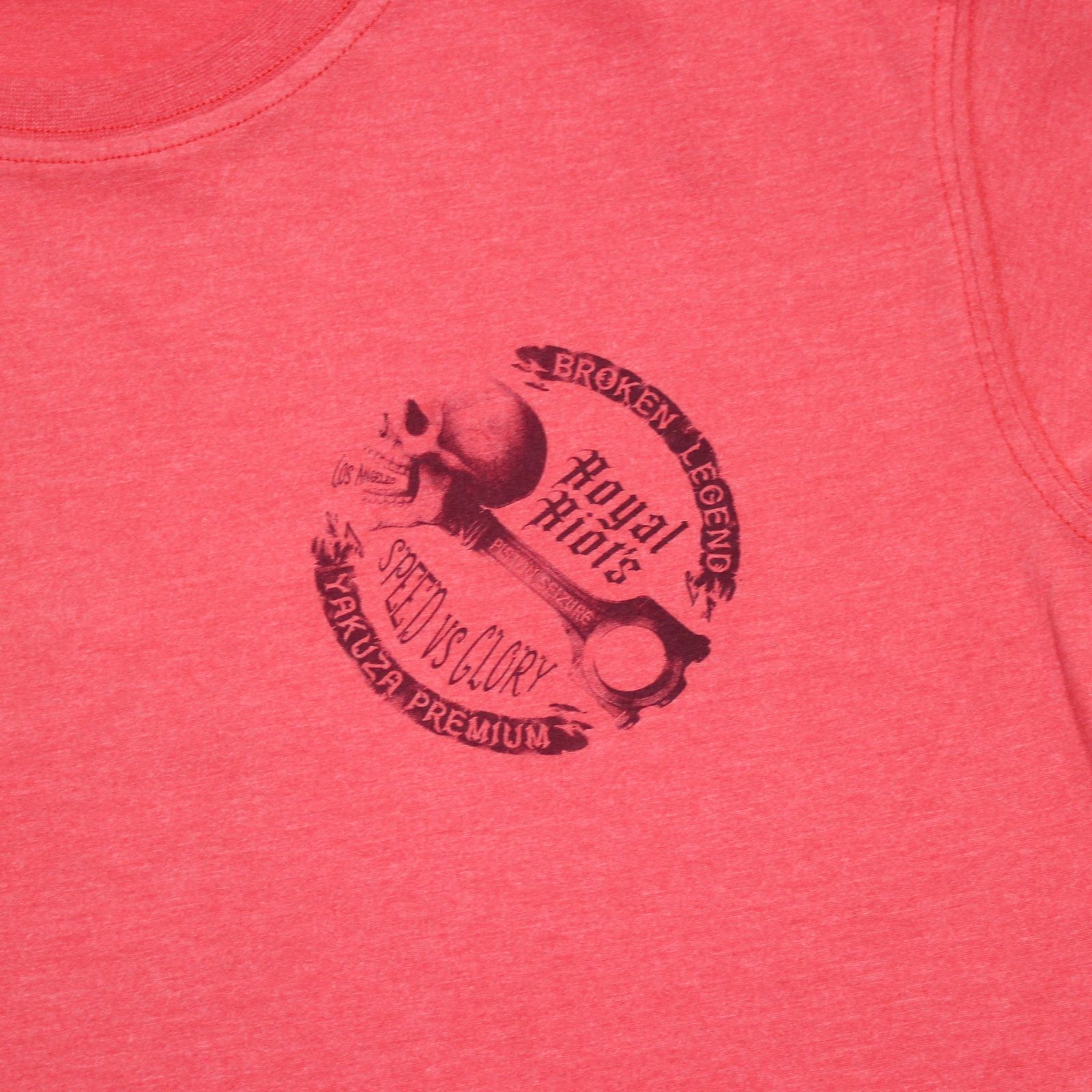 YAKUZA PREMIUM pánské tričko YPS 3716 světle červené