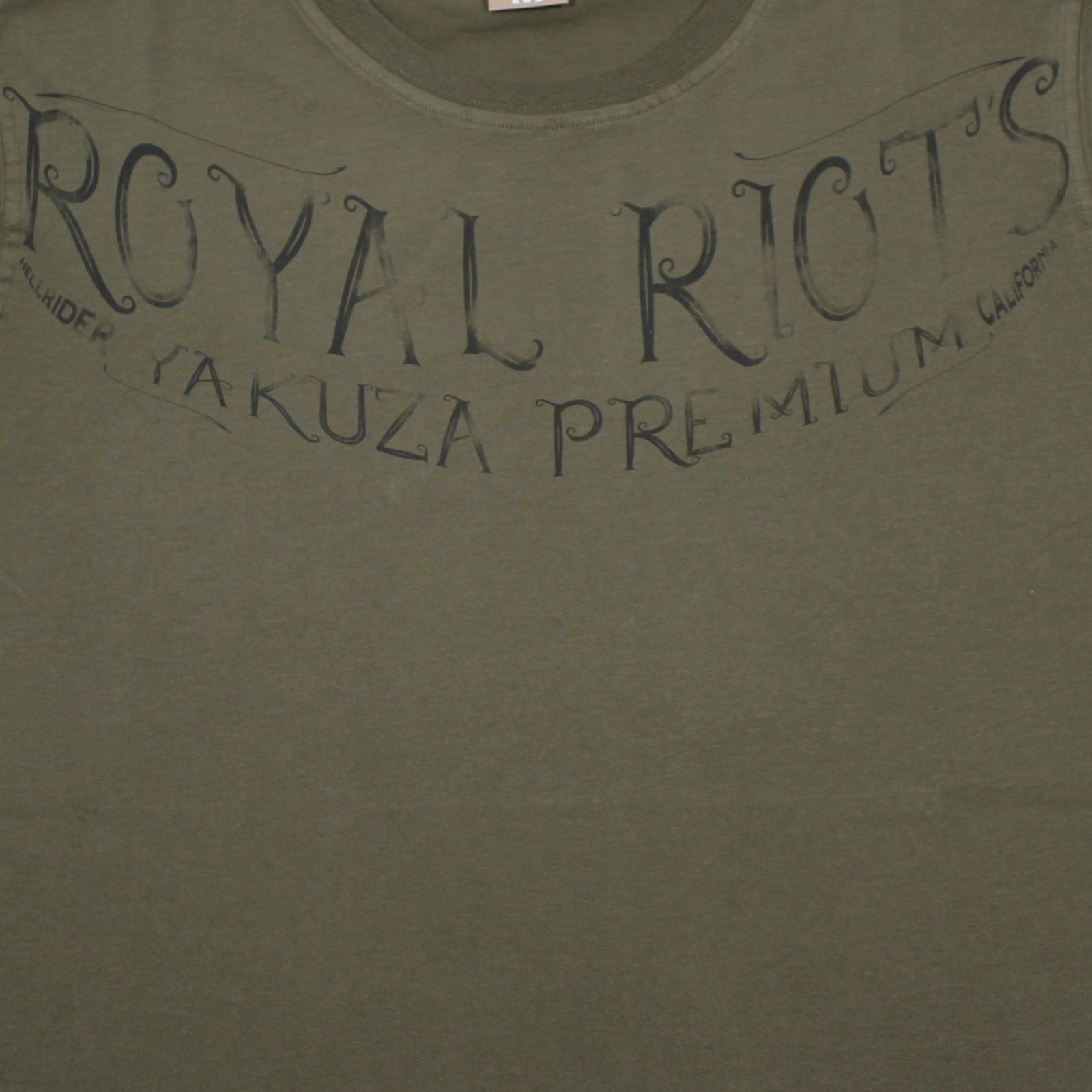 YAKUZA PREMIUM pánské tričko YPS 3711 tmavě olivové