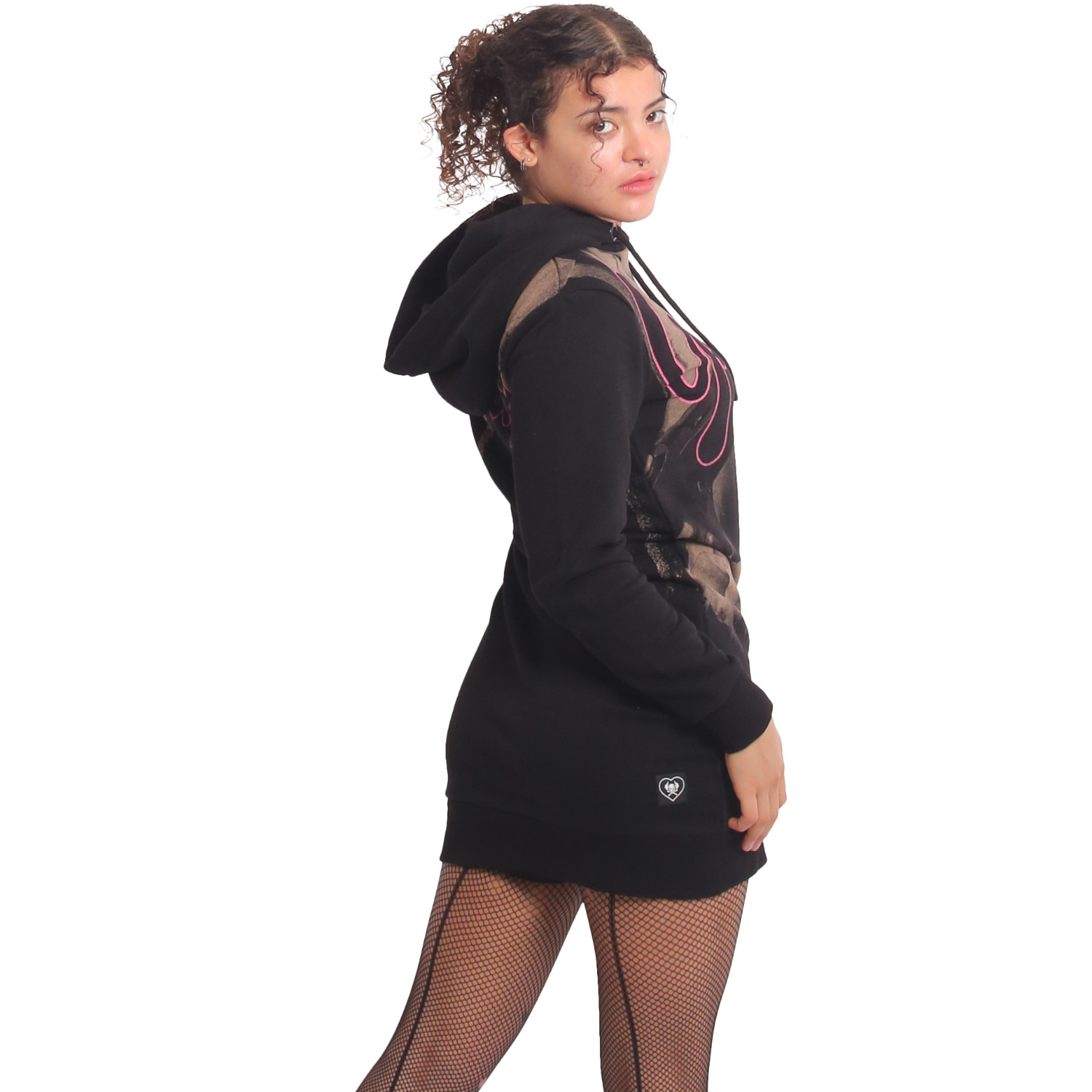 YAKUZA dámské šaty LOVE THE END SWEAT DRESS černé