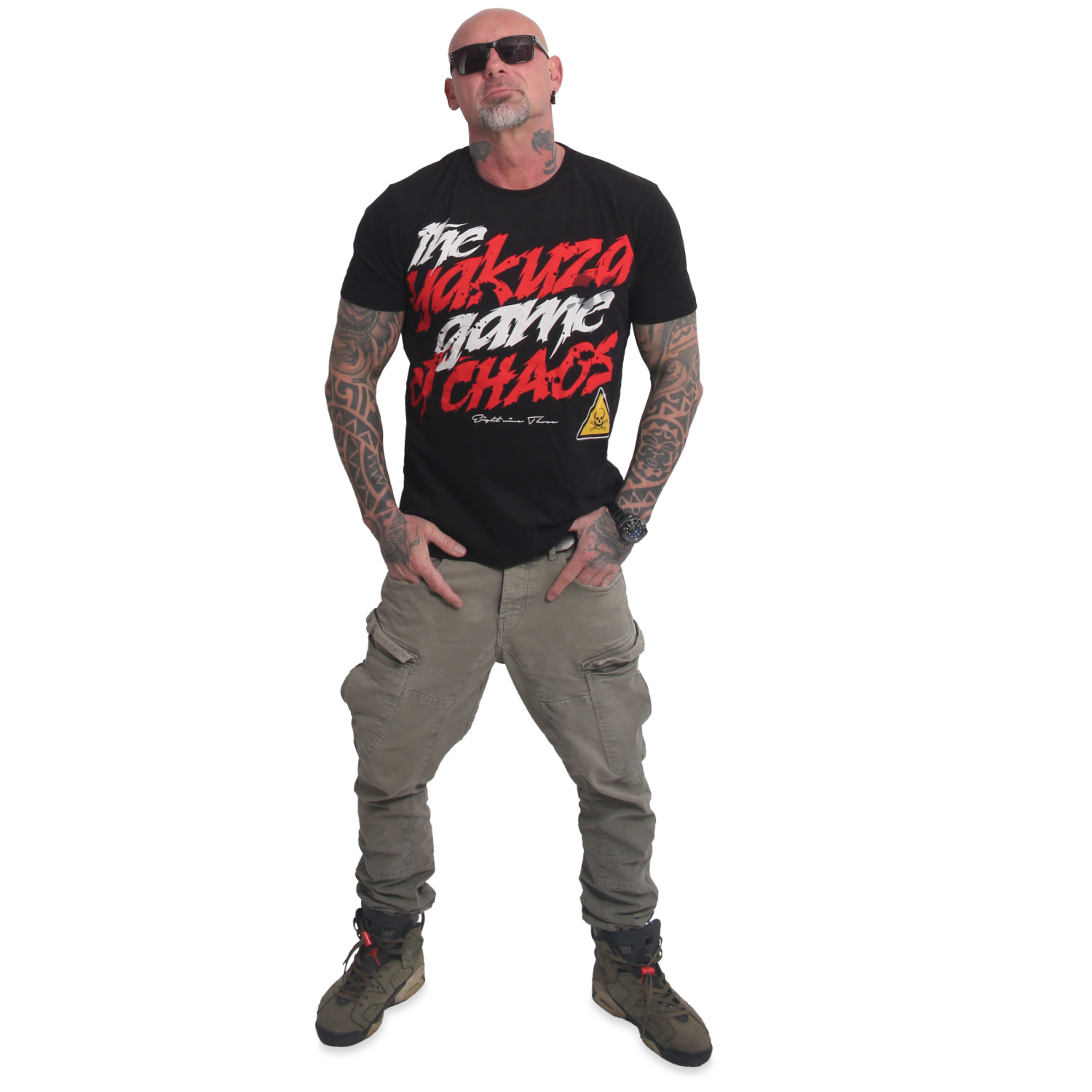 YAKUZA pánské tričko CHAOS REGULAR T-SHIRT černé