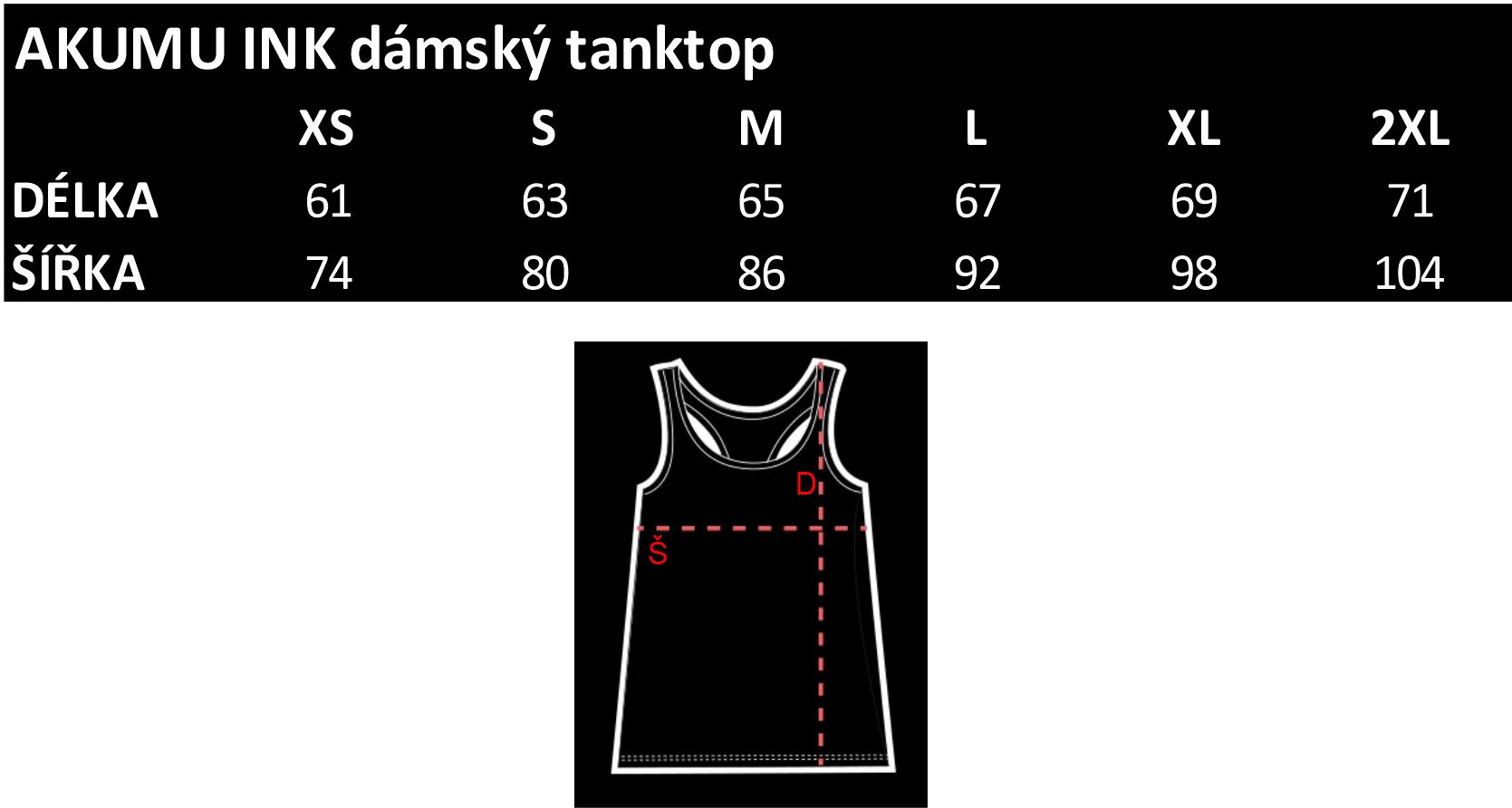 AKUMU INK TO THOSE I LEFT BEHIND dámský tanktop