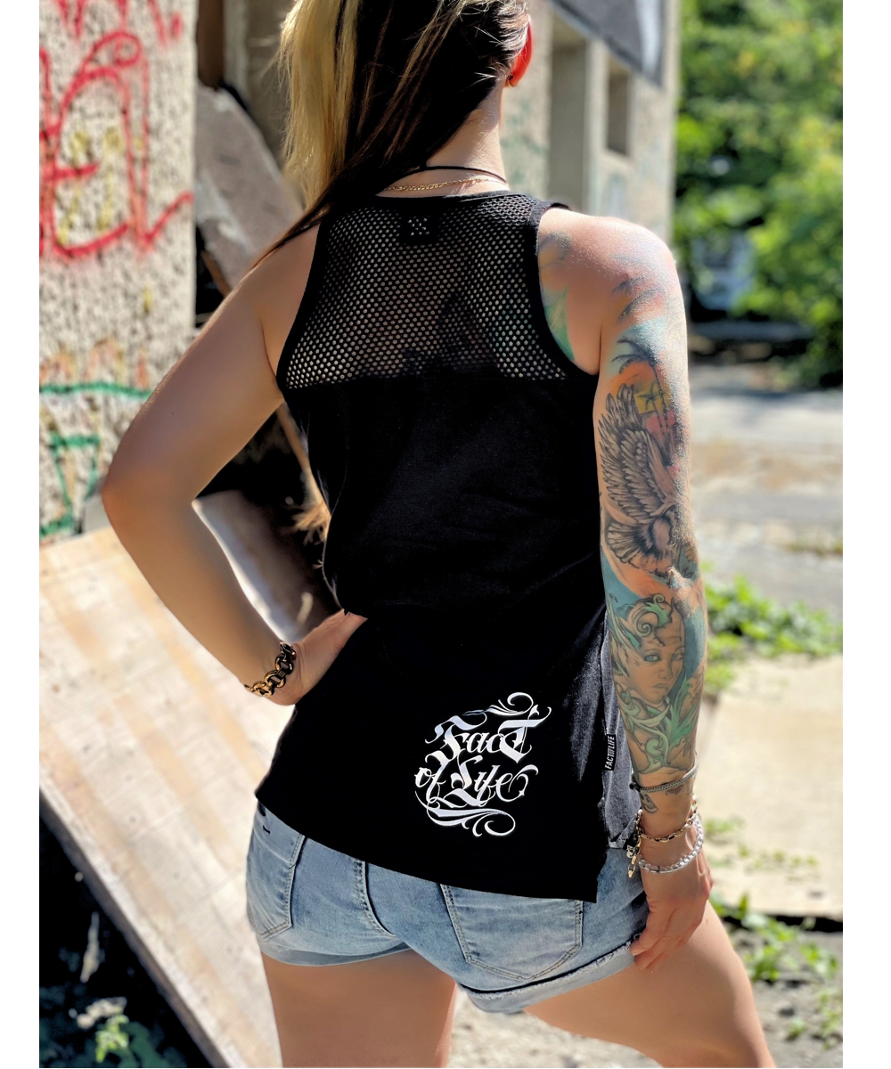 FACT OF LIFE dámské tílko LUCKY GAMES black