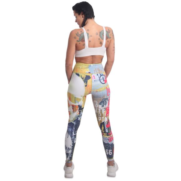 YAKUZA dámské legíny PLAY SLIDE LEGGINGS multicolored