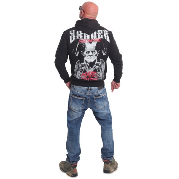 YAKUZA pánská mikina HATE HOODIE black