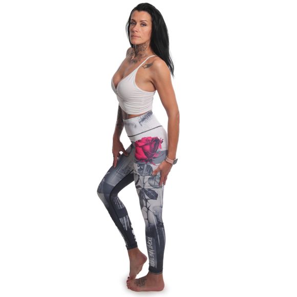 YAKUZA dámské legíny DIFFUSE SLIDE LEGGINGS multicolored