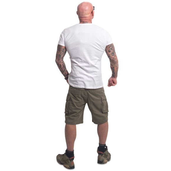 YAKUZA pánské kraťasy SHARDS CARGO SHORTS burnt olive