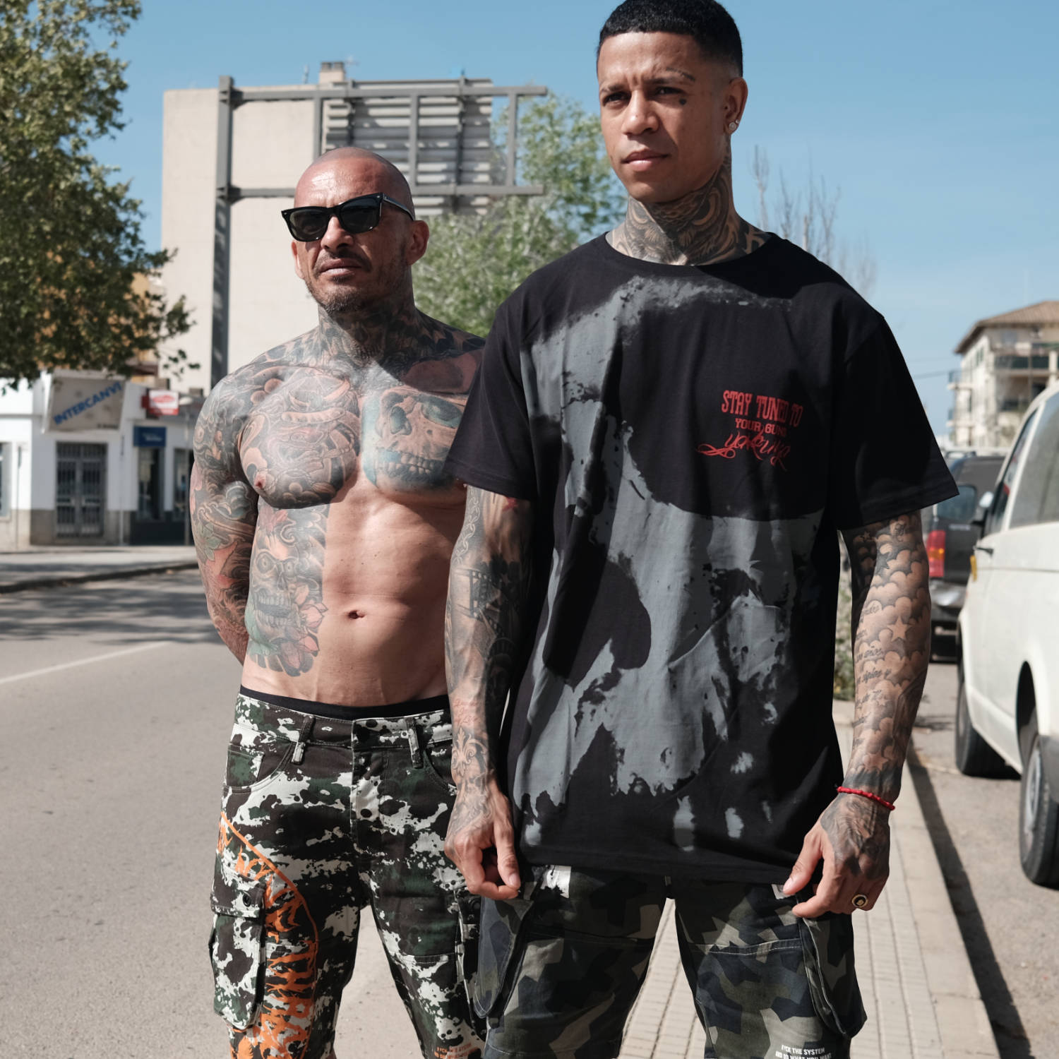 YAKUZA pánské tričko GUNS T-SHIRT black