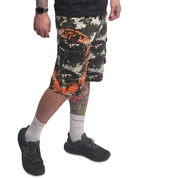 YAKUZA pánské kraťasy TWEAK CARGO SHORTS camouflage