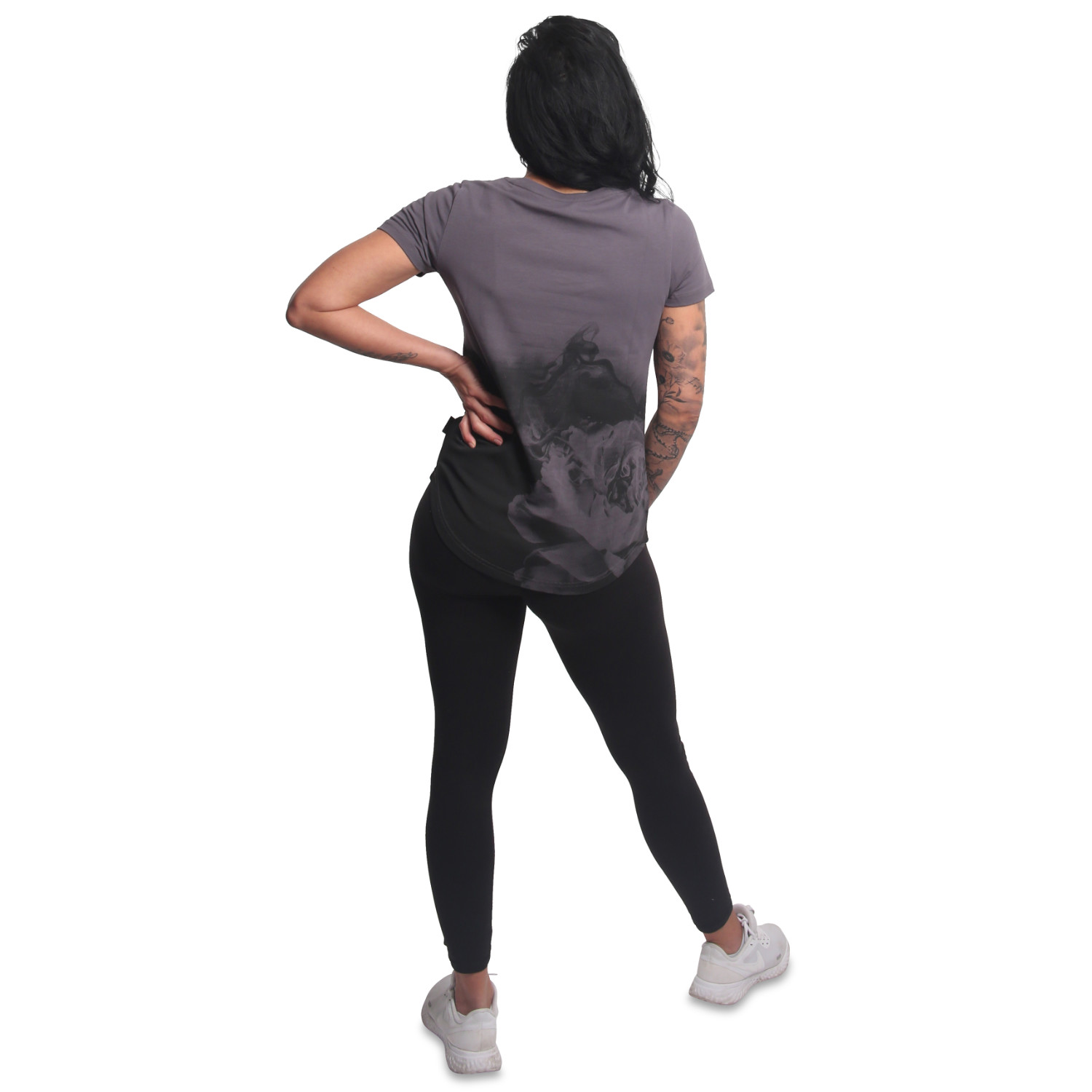 YAKUZA dámské tričko FLOAT CURVED V NECK T-SHIRT rabbit