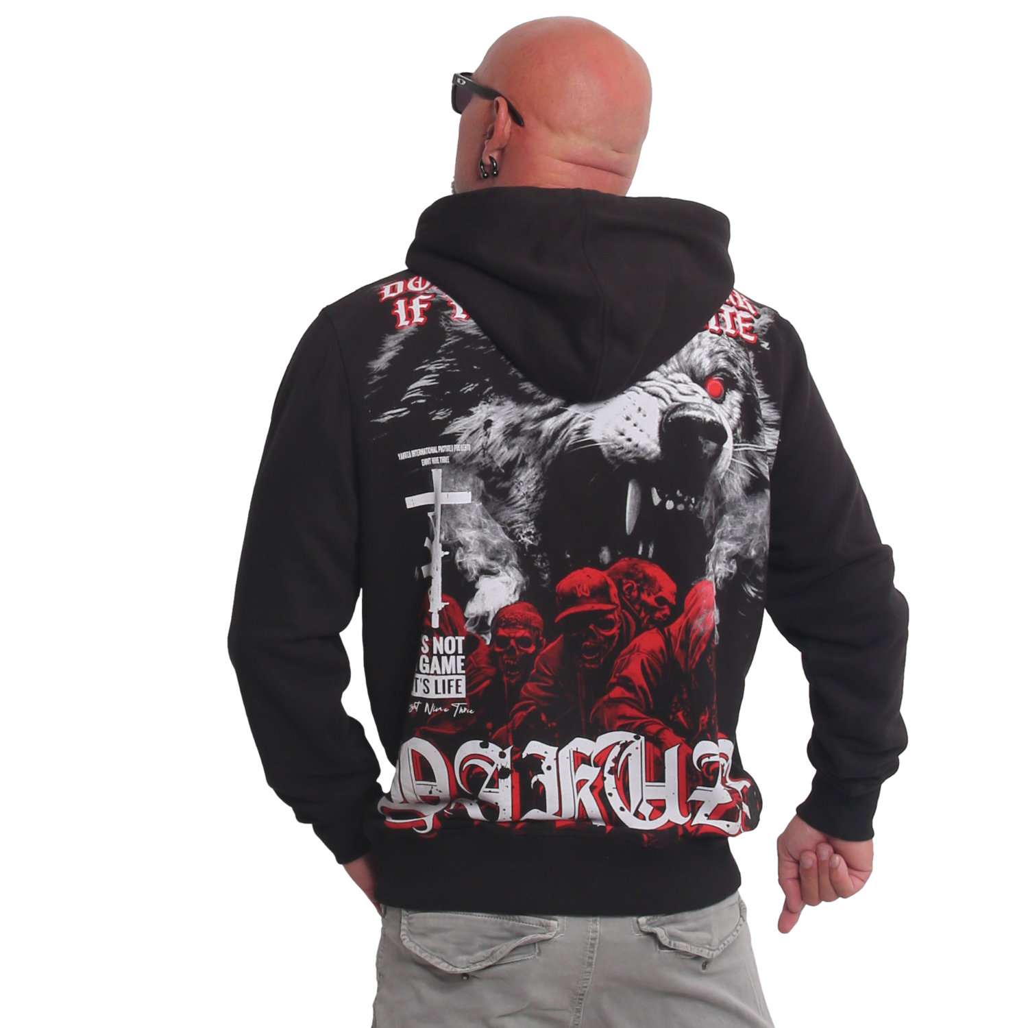 YAKUZA pánská mikina BARK HOODIE černá