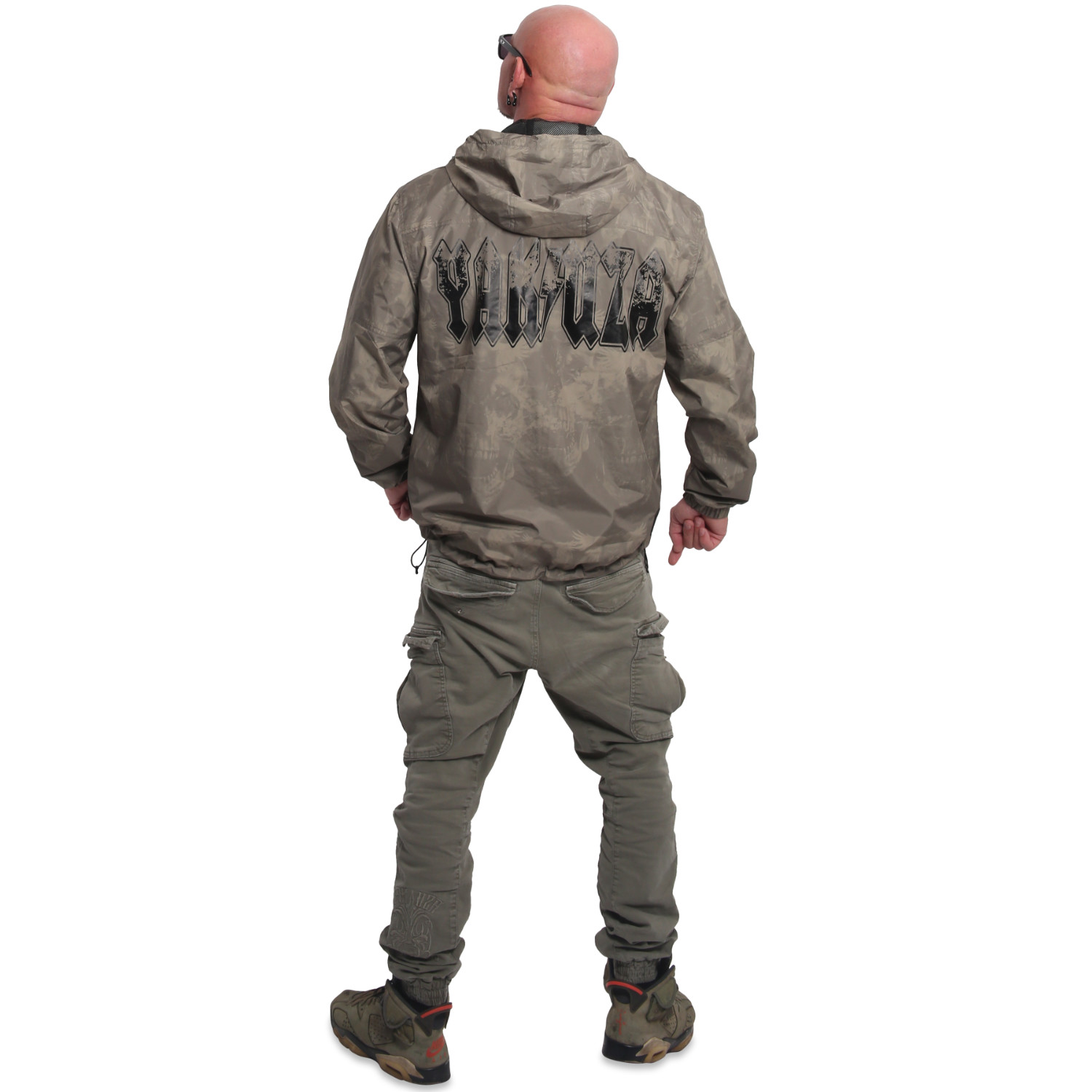 YAKUZA pánská bunda ROCKSTARZ WINDBREAKER olivová