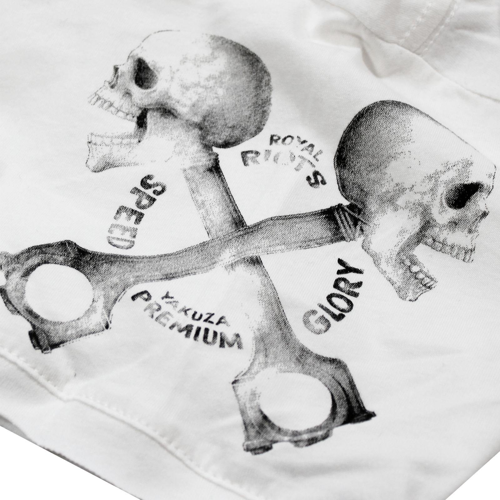 YAKUZA PREMIUM pánské tričko YPS 3819 vintage bílá