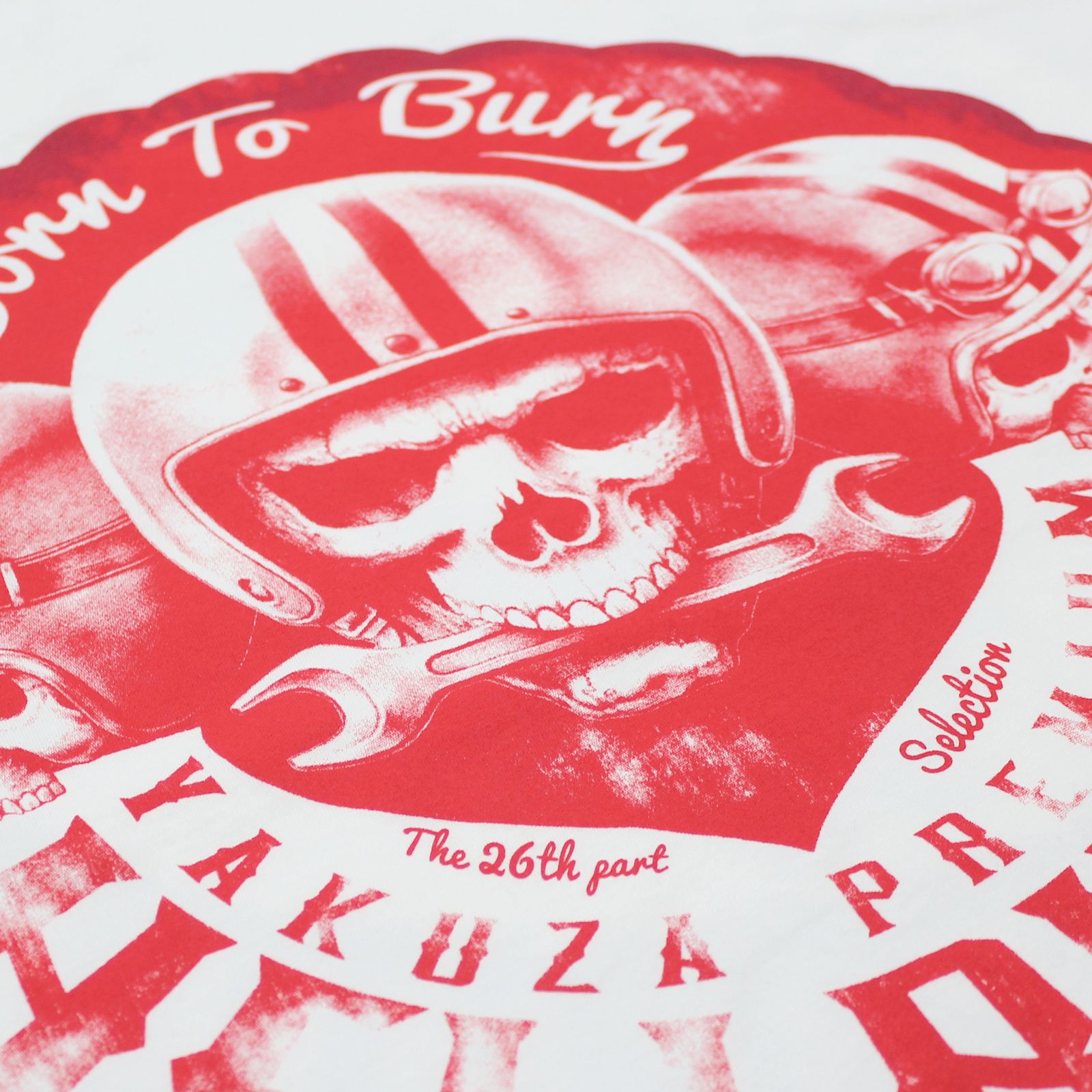 YAKUZA PREMIUM pánské tričko YPS 3818 vintage bílá