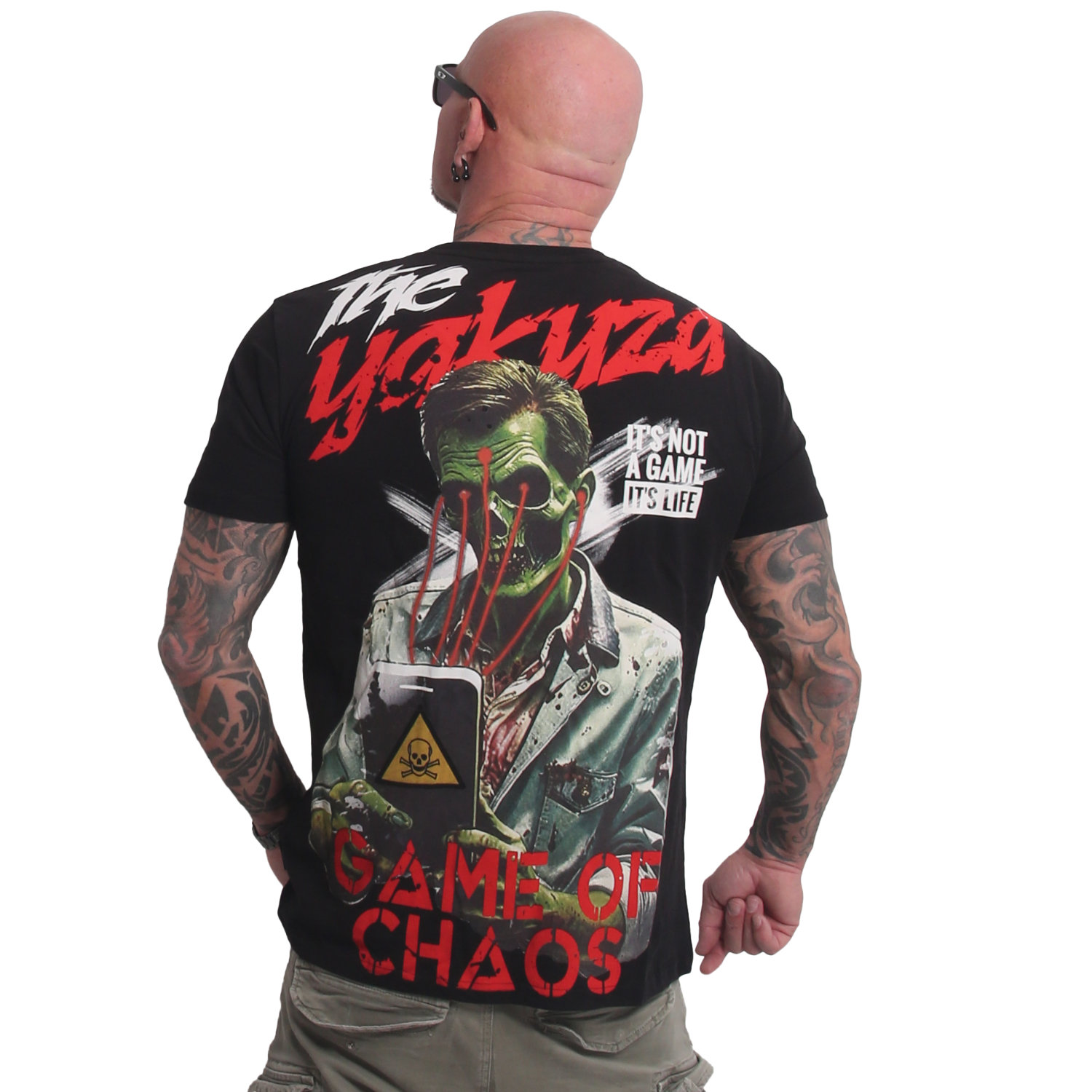 YAKUZA pánské tričko CHAOS REGULAR T-SHIRT černé