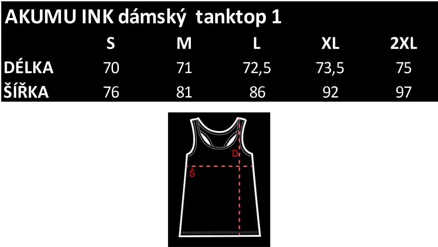 AKUMU INK WE´RE ALL MAD HERE dámský tanktop