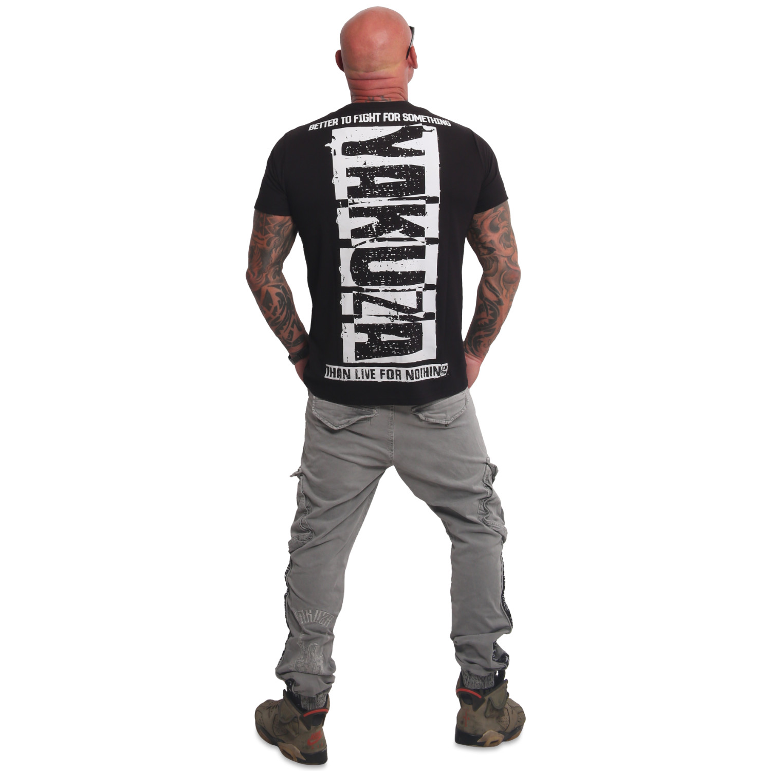 YAKUZA pánské tričko FIGHT FOR REGULAR T-SHIRT černé
