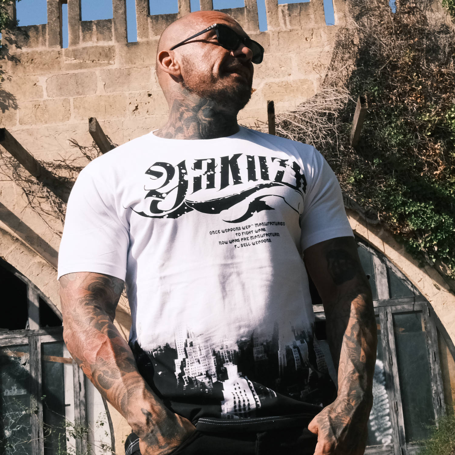 YAKUZA pánské tričko KNIGHTMARE REGULAR T-SHIRT bílé