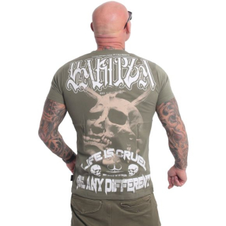 YAKUZA pánské tričko CRUEL T-SHIRT grape leaf