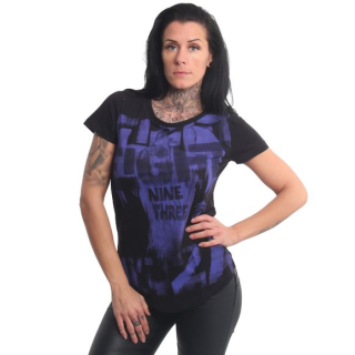 YAKUZA dámské tričko GOLEM CURVED CREW NECK T-SHIRT black