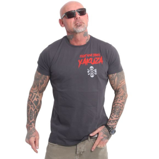 YAKUZA pánské tričko EVIL ONLY V02 T-SHIRT anthracite