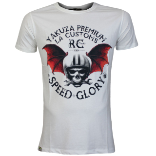 YAKUZA PREMIUM pánské tričko YPS 3612 bílé