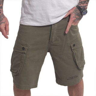 YAKUZA pánské kraťasy SHARDS CARGO SHORTS burnt olive