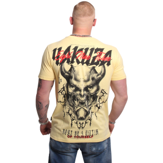 YAKUZA pánské tričko VICTIM T-SHIRT pale banana
