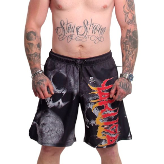 YAKUZA pánské kraťasy BATTLEFIELD MESH SHORTS black