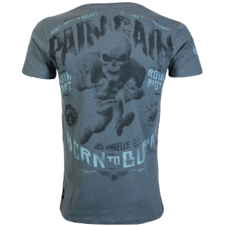 YAKUZA PREMIUM pánské tričko YPS 3707 modrošedé