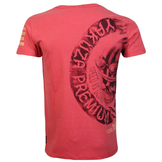 YAKUZA PREMIUM pánské tričko YPS 3716 světle červené