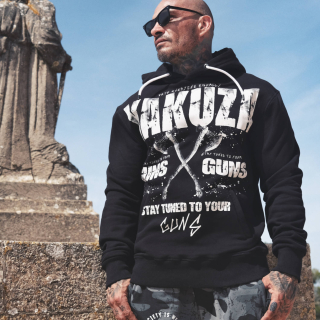 YAKUZA pánská mikina AXE HOODIE black