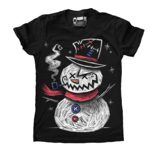 AKUMU INK SNOWMAN dámské tričko