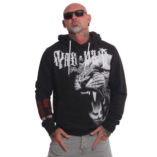 YAKUZA pánská mikina WILDCAT HOODIE černá