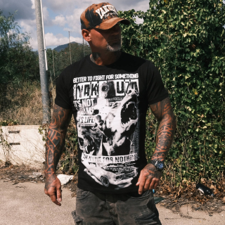 YAKUZA pánské tričko FIGHT FOR REGULAR T-SHIRT černé