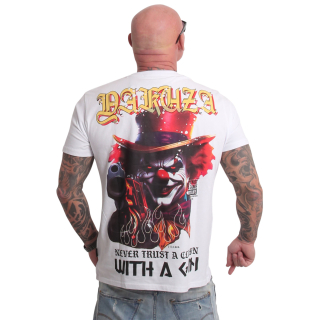 YAKUZA pánské tričko LIKE A CLOWN REGULAR T-SHIRT bílé