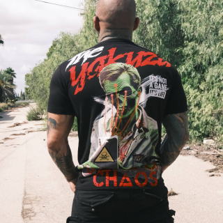 YAKUZA pánské tričko CHAOS REGULAR T-SHIRT černé